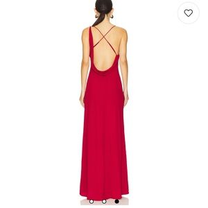 Katie May Striking Red Backless Dress
